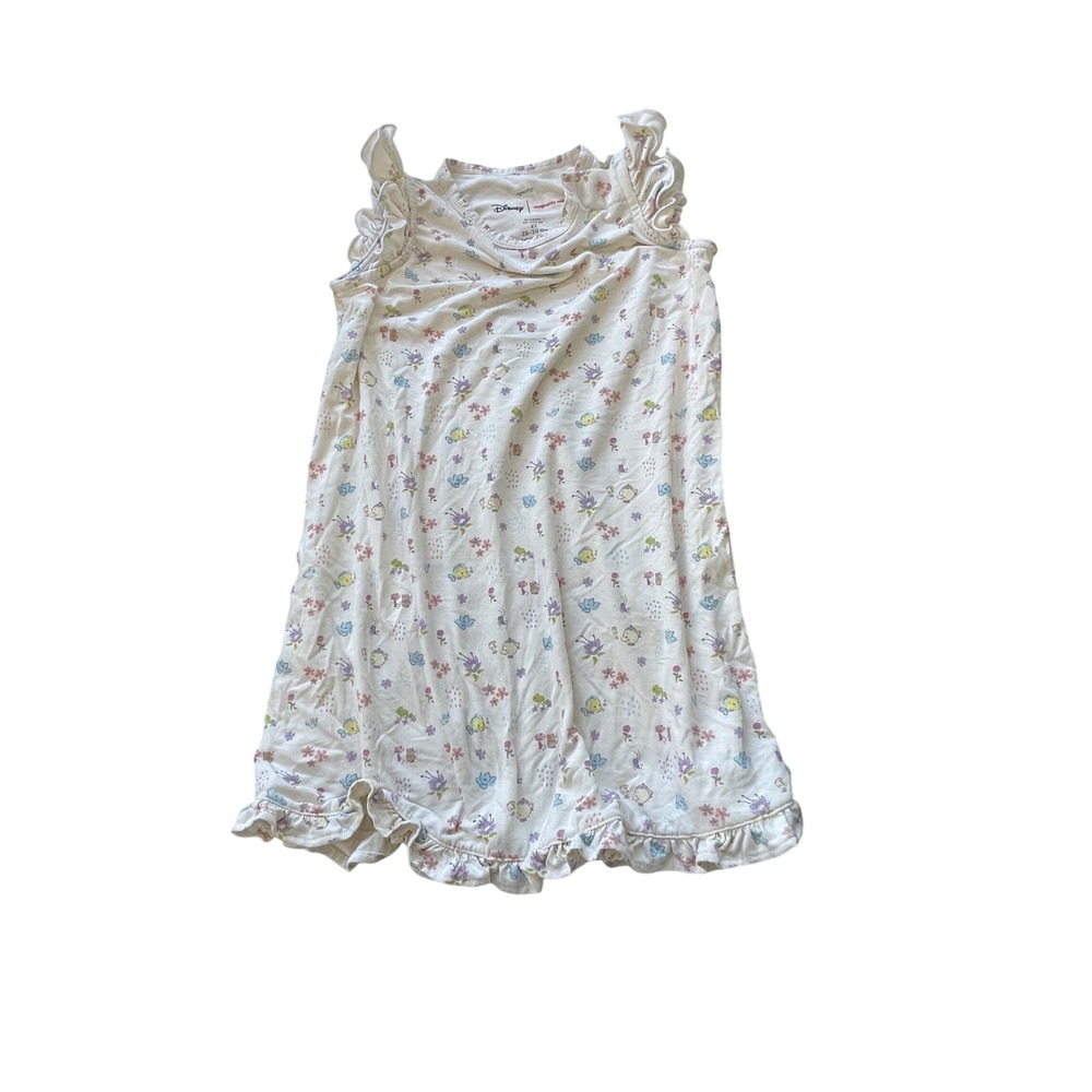 Magnetic Me Disney Princess Cinderella Nightgown Girls 2T White Floral Gus I01